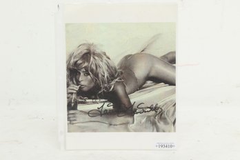 Farrah Fawcett Signed Photo With C.O.A.