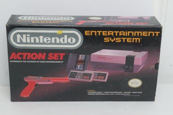 Original Nintendo NES Action Set In Box Complete