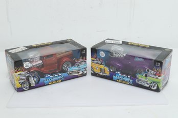 Pair Of 1/18 Scale Die Cast Muscle Machines: '40 Sedan Delivery & '29 Pick Up