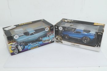 Pair Of 1/18 Scale Die Cast Muscle Machines: '66 Shelby GT-350 & '59 El Camino