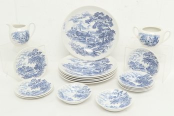 Mixed Pieces Of Vintage 'Countryside' Enoch Wedgwood (Tunstall) Ltd. England