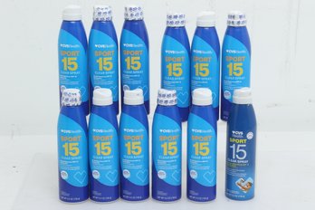 12 CVS Health Clear Spray SPORT SPF 15 Broad Spectrum Sunscreen