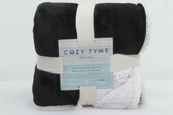 Cozy Tyme Microplush Throw Reverse To Sherpa (50' X 60')