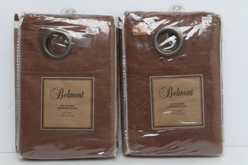 2 Belmont Faux Suede Grommet Panels (50' X 84')