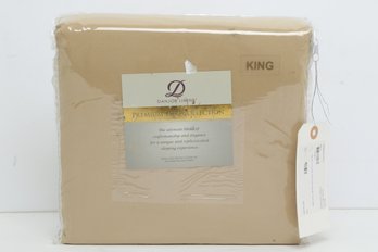 Danjor Linens Premium Collection: King Size 3 Pc. Duvet Cover Set In Carmel
