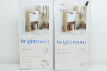 (2) Brightroom 2-Cube Shelf (13')
