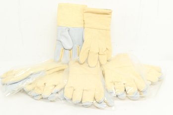 6 Pairs Of Heat Resistant Gloves XL