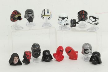 Grouping Of Star Wars Mini Figure Heads