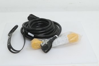 Heavy Duty Rv Cord  30 Amp With 50 Amp Converter