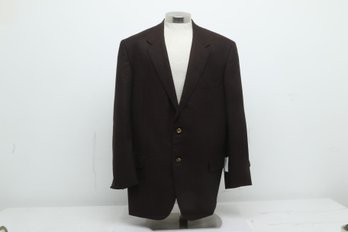 Men's Oxford Clothes Lambs Wool/cashmere Suit Size 48L