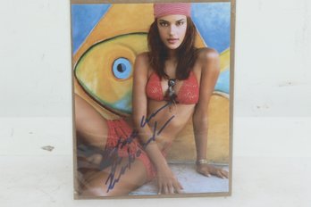 Alessandra Ambrosio Autographed Photograph 8 X 10