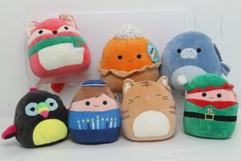 Lot Of 7 Assorted Squishmallows