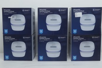 6 Home Sanitizer Solutions Ultraviolet Sanitizer & Dryer New