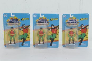 Lot Of 3 Mcfalane Dc Super Powers Robin Action Figure