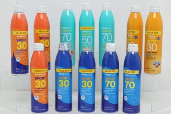 12 Mixed CVS Health Broad Spectrum Clear Spray Sunscreen: Children's & Sport
