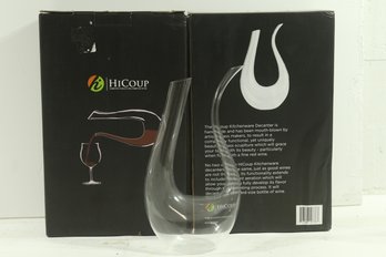 2 HiCoup Red Wine Decanter 750mL Crystal Glass Wine Carafe New
