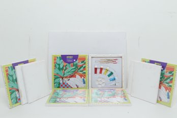 Grouping Of Mondo Llama Paint Your Own Canvas Kits & Extra Canvases
