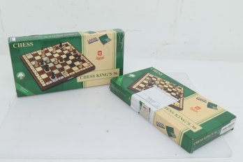 (2) Chess Kings 36 Chess Sets By Negiel