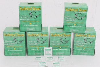 Lot Of 6 Safety Clean Lens Cleaning Towelette