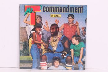 Vintage 1984 Mr T's Commandments LP Vinyl Record 1984 Sealed