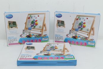 3 New (open Box) Svan Tabletop Double-sided Easel Sets