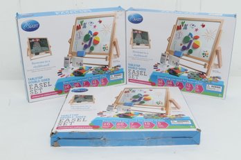 3 New (Open Box) Svan Tabletop Double-Sided Easel Sets