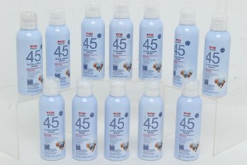 12 CVS Health Ultra Sheer Spray Broad Spectrum Sunscreen In SPF 45