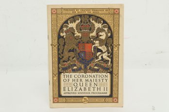 Coronation Of Her Majesty Queen Elizabeth Souvenir Program