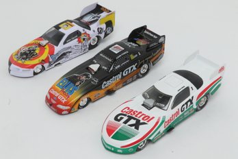 Lot Of 3 Die Cast 1/24 Scale Funny Cars #1