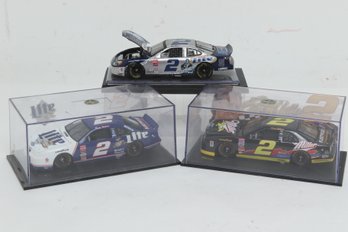 Lot Of 3 Nascar Rusty Wallace 1/18 Scale Die Cast Cars