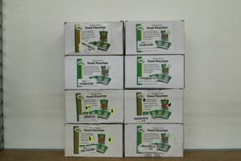 8 Boxes Of 'Little Sprout' Disposable Food Pouches (24 Pouches/Box)
