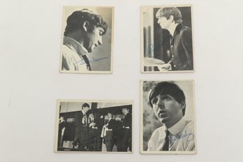 4 2nd Series Beatles Trading Cards N0's 96-99