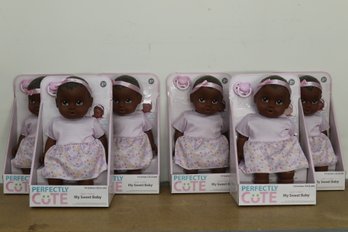 6 New Perfectly Cute 'My Sweet Baby' 14' Baby Dolls
