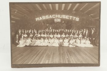 1912 University Of Massachusetts Graduation Class Picture