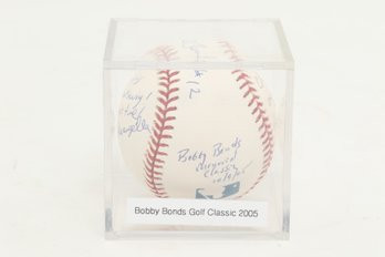 Signed Bobby Bonds Baseball From Golf Classic 2005 With Other Signatures