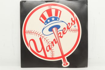 Large New York Yankee Two Sided 24'x24' Poster