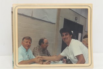 Photo Of Mickey Mantle At A Card Show Signing