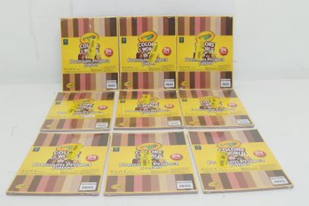 9 Packages Of Crayola Colors Of The World Construction Paper Premium Project 8.5'X11