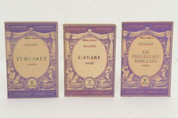 3 Antique/Vintage French Comedy Playwrights (In French)
