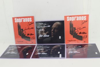 Lot Of 6 Sopranos Cast Members 8 X 10 Signed Photos
