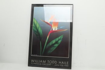 Framed William Todd Haile Topanga Gallery Jan-Feb 1981