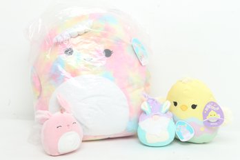 Grouping Of 4 Easter Themed Squishmallows ~ Great Easter Gifts!!!