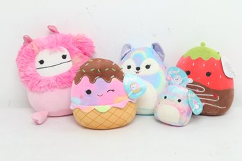 5 Squishmallos: Fruit/Food Themed (Great Easter Gifts!!!)