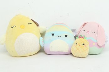 4 Easter Themed Squishmallow Stuffed Animals
