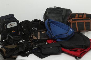 Large Mixed Grouping Of Luggage & Duffle Bags