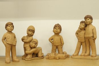 4 Vintage Lee Bortin Figurines