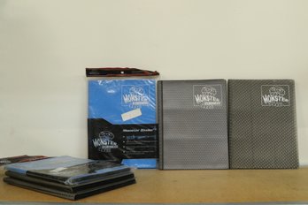 (6) Monster Binders ~ Hold Up To 360 Standard Size Or Smaller Cards