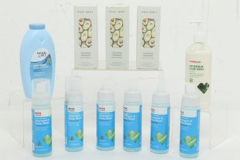 Mixed Lot: Eva & Avo Cleansing Shampoo, CVS Health Foaming Rinsless Shampoo & Wash, Powder, Etc.