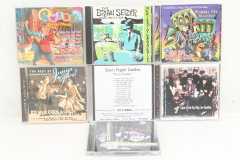 LOT OF 7 SWING CD'S NICE SHAPE JUMP & JIVE BRIAN SETZER ORCHESTRA ZOOT SUIT RIOT