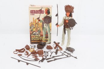 Vintage Geronimo Figurine W/Accessories By Marx